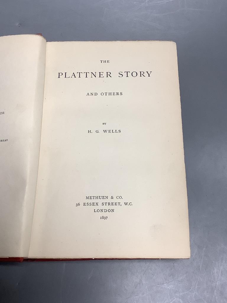 Wells, H.G. – The Plattner Story and Others, 1st edition, half title, publisher’s 40pp. catalogue at end, 1897